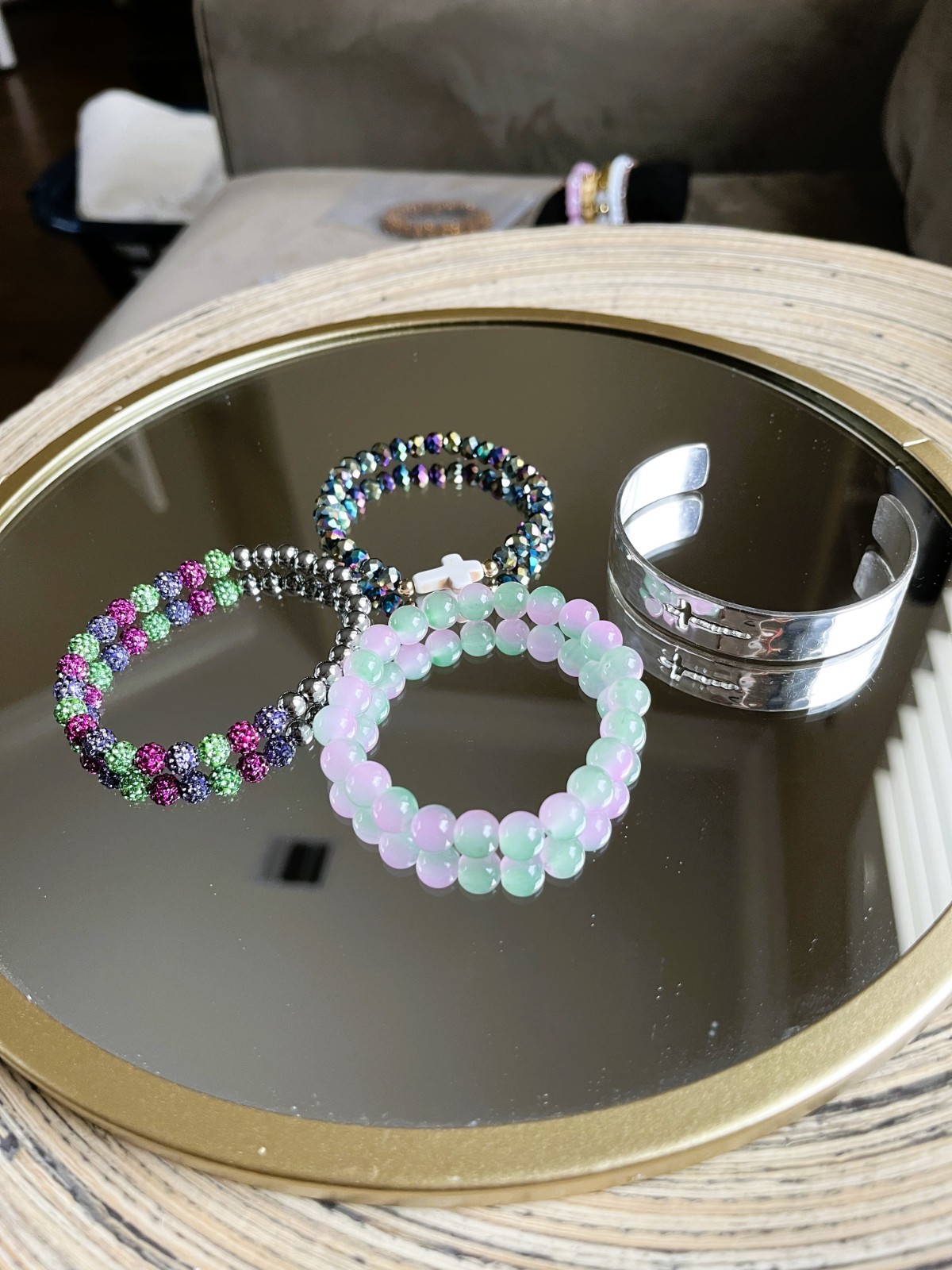 Rustic Cuff Stackable Mixable Bracelet Sets - image 9