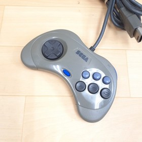Sega Saturn Console Gray Bundle with 2 Controllers 5 Games Gundam V. Fighter