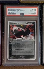 Low POP 49 💎 2005 pokemon ex deoxys 104 sharpedo ex-holo PSA 10 on eBay