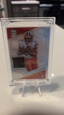 Jersey Fusion Nick Chubb Game Used Swatch 