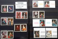 MONACO :  COLLECTION  " PRINCES et PRINCESSES " TIMBRES NEUFS ** LUXE - 1972/80