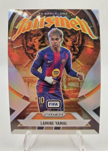 Lamine Yamal [Silver] #21 2025 Panini Prizm FIFA Talismen card