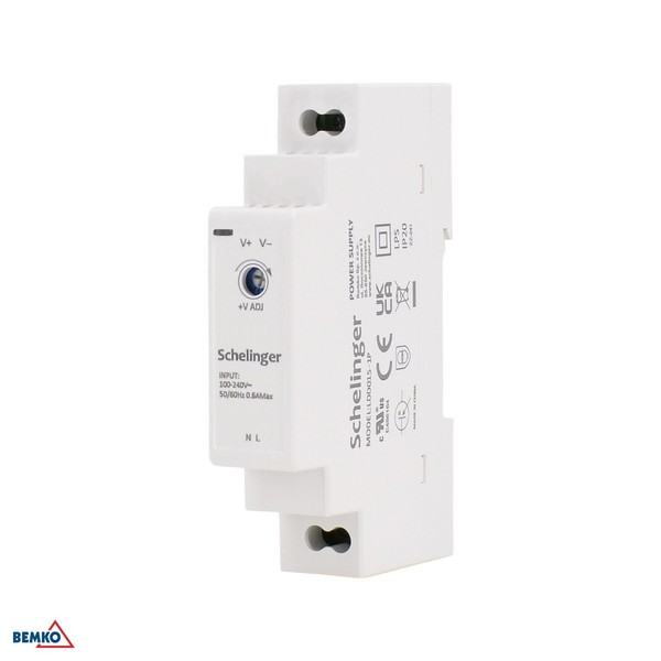 Schelinger LED Netzteil FüR DIN-SCHIENEN 12V DC Trafo Transformator 15W 1,25A-image