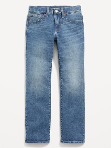 NEU Old Navy Denim Jeans Jungen Größe 14 schmal blau gerades Bein integriert Flex - Bild 4 von 7