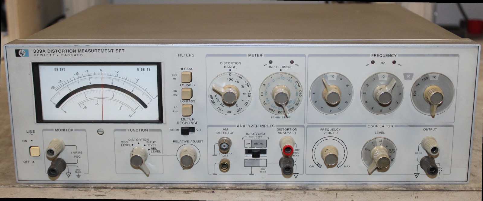 HP 339A distortion measurement set