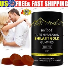 Shilajit GOLD Gummies, Organic, Extremely Potent 3000 mg, Fulvic Acid
