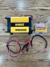 DeWalt DXAEPI1000 1000W Power Inverter w/ Cables Clamps 12V Car Converter