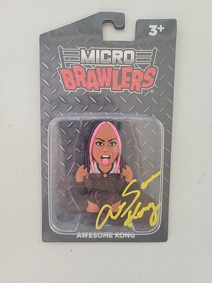 Awesome Kong Signed Autographed Micro Brawler Figure COA AEW NJPW WWE 