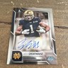 Topps 2025 Bowman University Chrome Jaden Greathouse Notre Dame Autograph Insert