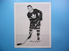 1945/54 QUAKER OATS NHL HOCKEY PHOTO HARRY TAYLOR PH SHARP!! TORONTO MAPLE LEAFS