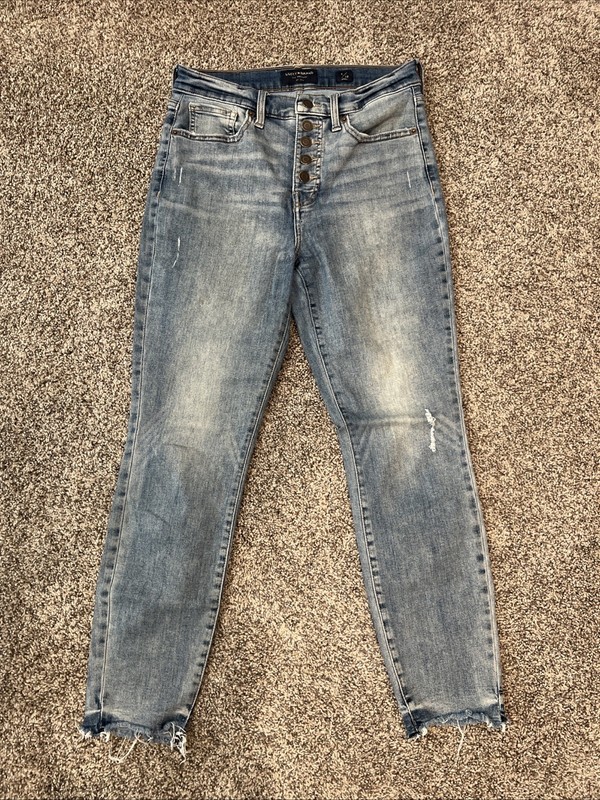 Lucky Brand Jeans Women’s High Rise Skinny Bridgette Ankle Blue 6/28 A