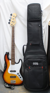 Fender Standard Jazz Bass Electric Guitar 3 Color Sunburst 1999