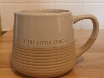 TEN ACRES GIFT '' ENJOY THE LITTLE THINGS '' Keramik Steinzeug Becher