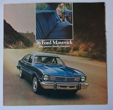 FORD MAVERICK orig 1976 USA Mkt Large Format Sales Brochure