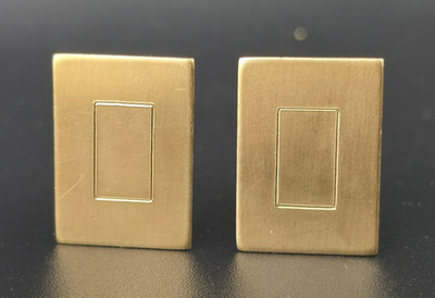 Vintage Signed Raymond 1/20 14k Gold Fill Cufflinks No Monogram
