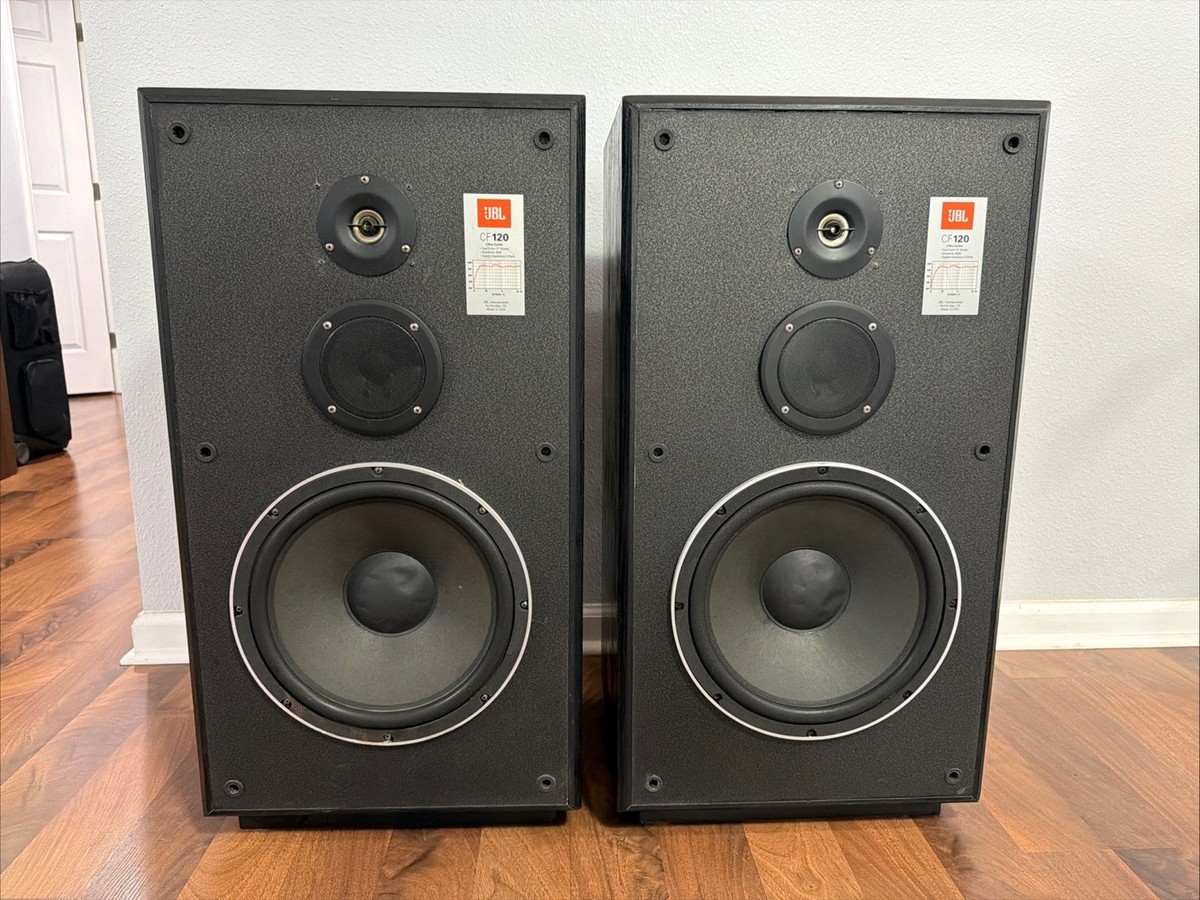 JBL CF120 VINTAGE 3-WAY FLOORSTANDING SPEAKERS 12