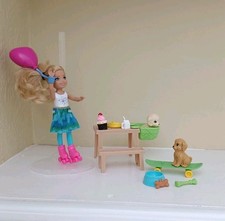 Barbie Chelsea Doll Skate Park Playset Spares Picnic Bench Puppies Skates Board