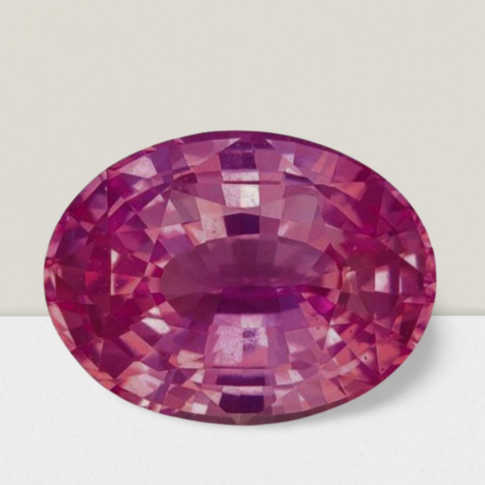 Pink Sapphire Oval Cut 6 Cts 14x10mm Flawless Loose Gemstone