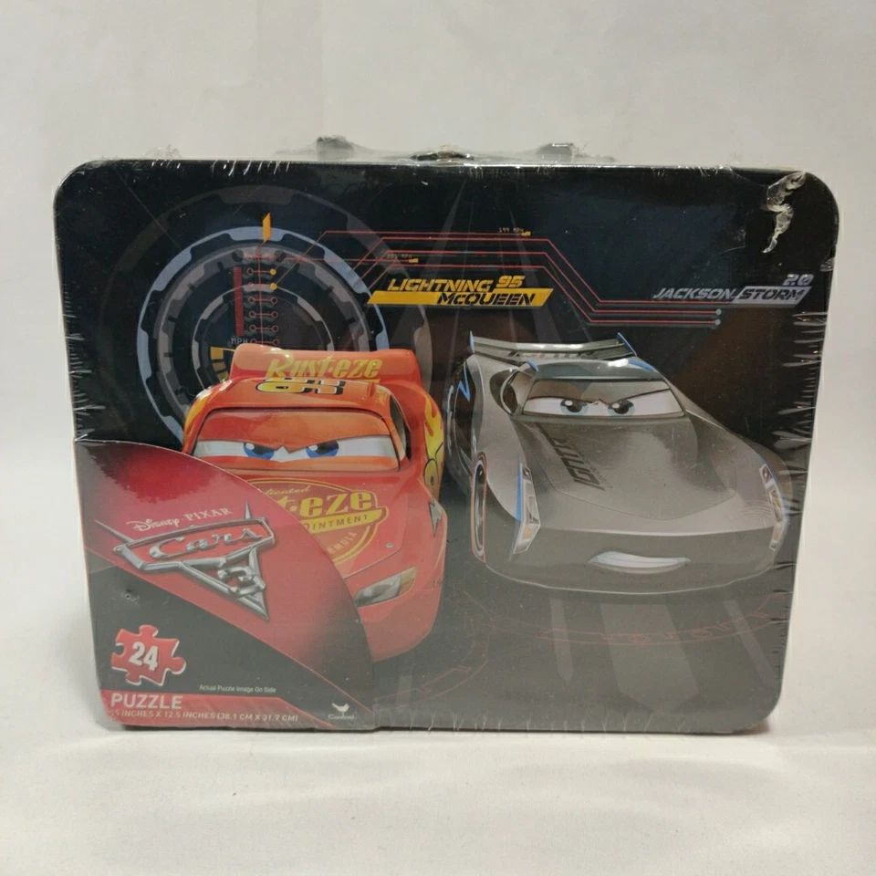 Головоломка Disney Pixar Cars 3 24 шт. металлическая жестяная молния McQueen & Jackson Storm - Изображение 4 из 4