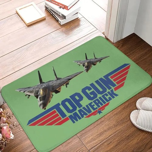 Custom Printed Top Gun Doormat Mat Anti-Slip Maverick Movie Kitchen Bath Bedroom - Picture 10 of 25