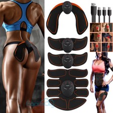 Muscle Stimulator EMS Ab Trainer Tens Unit Portable Stimulater Abs Massager Hips