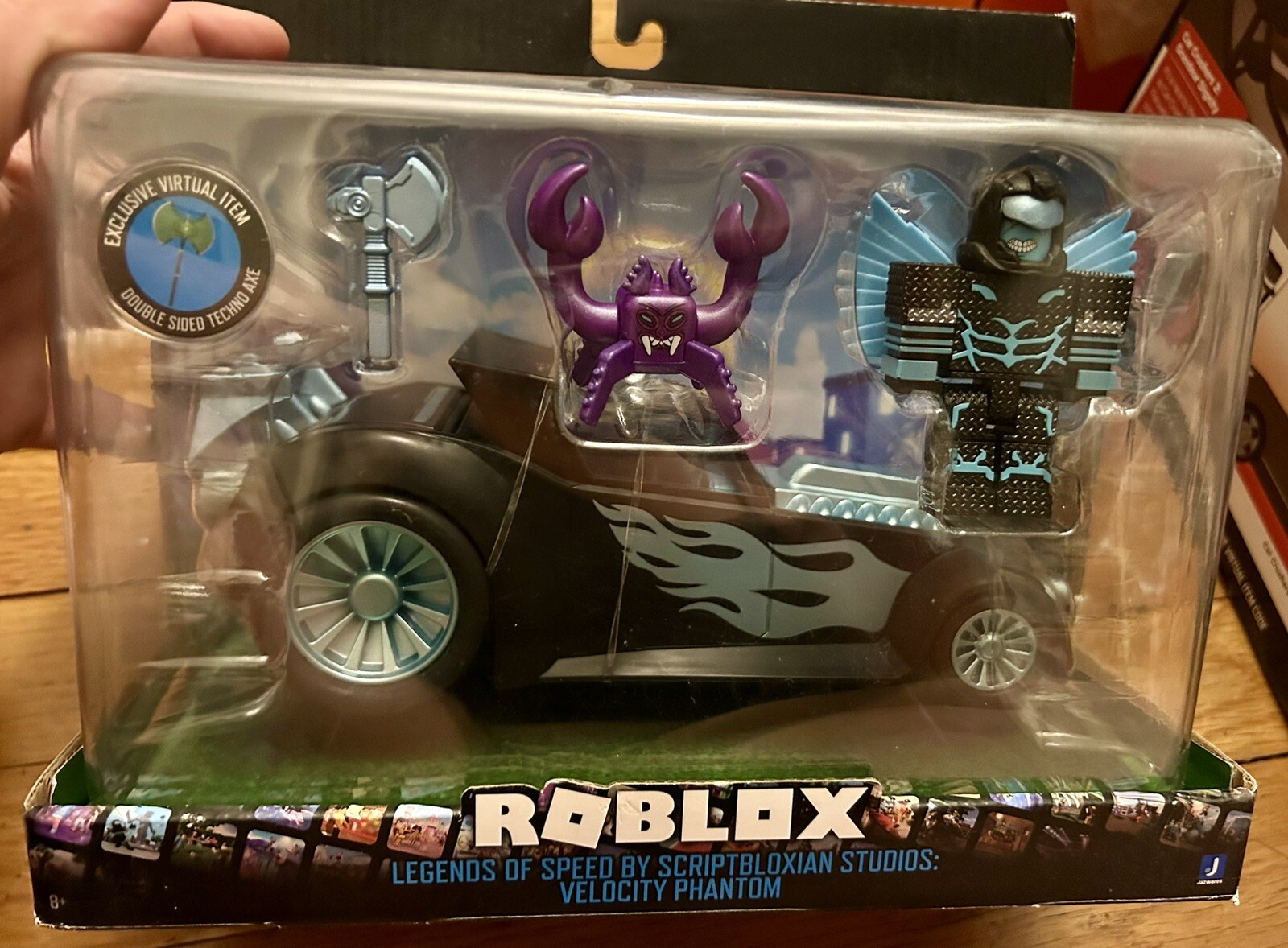 ROBLOX Action Figure LEGENDS SCRIPTBLOXIAN VELOCITY PHANTOM VEHICLE *unopened*