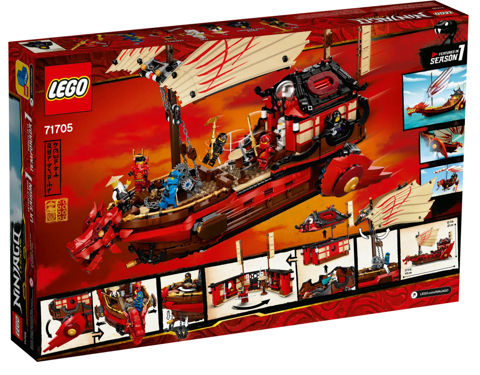 LEGO Ninjago 71705 Ninja-Flugsegler NEU OVP versiegelt