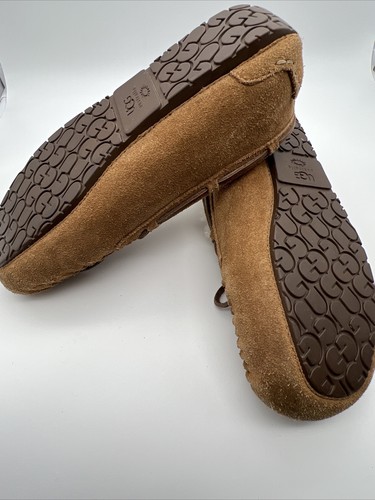 Authentic Kids UGG Australia Dakota Suede Slipper Style# 5296 Chestnut - Picture 8 of 12