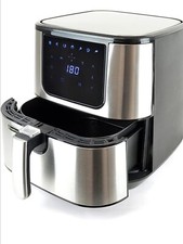 Health Kick 5.5Ltr Digi-Touch Air Fryer (Family Size) - Stainless Steel