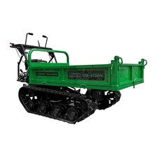 Mini dumper cingolato idraulico dumper minidumper carriola motore 750 kg 7 CV Greenwelt