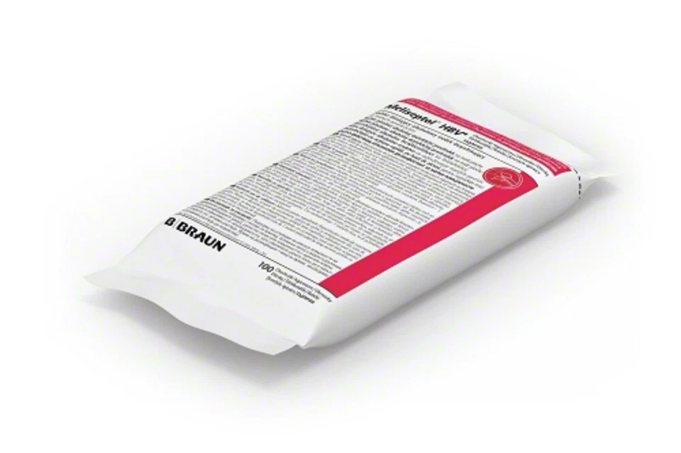 B BRAUN B. Braun Meliseptol HBV Tücher Desinfektionstücher Flächendesinfektion Wipes