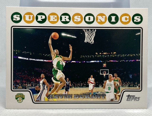 2008-09 Topps Kevin Durant #156 Supersonics 2nd Year