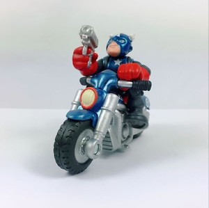 captain america action figure with motorcycle