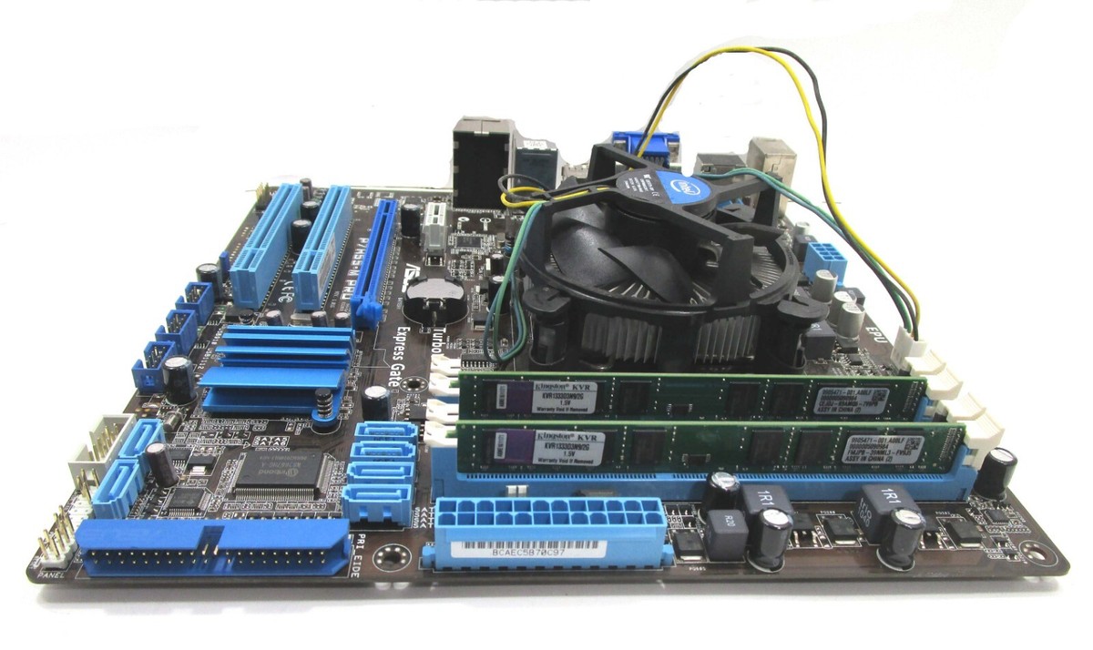 ASUS P7H55-M PRO Motherboard + Intel Core i3-540 @ 3.07 GHz CPU +