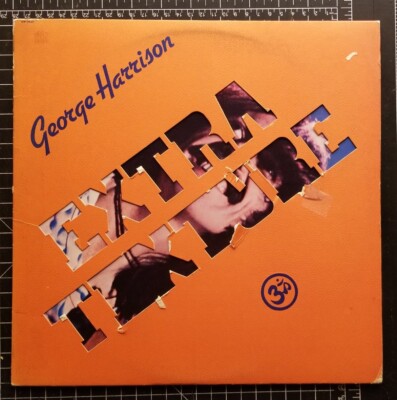 GEORGE HARRISON Extra Texture LP 1975 1ST PRESS w INNER Beatles APPLE SW3420