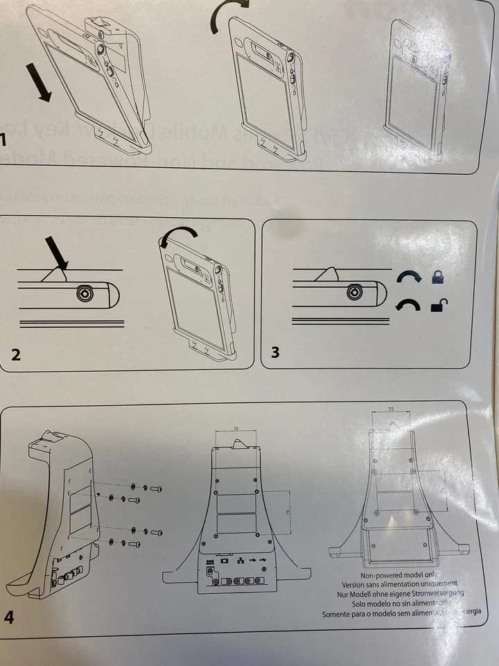 Motion Xplore Auto Mobile Dock with Key Lock - Blank-IT for F5 Series, Unlocked - Изображение 4 из 4