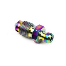 1x Rainbow Titanium Bleed Nipple Screw for KTM 1390 Super Duke R Rear Caliper