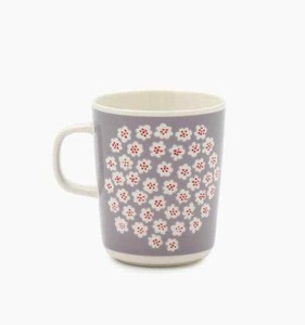 New Japan Exclusive Marimekko Puketti Coffee Mug Cup 250ml Gray F S Ebay