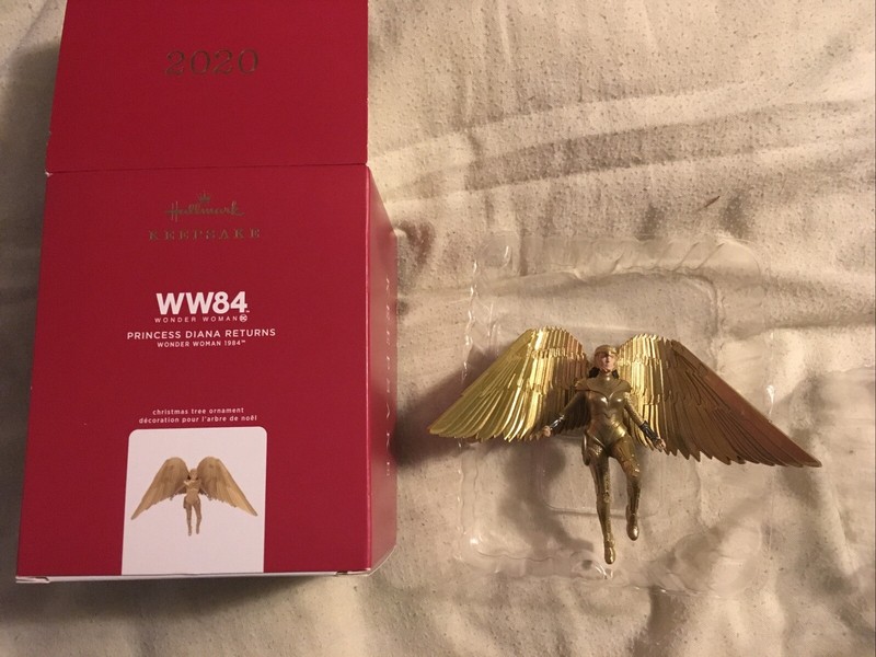 HALLMARK WONDER WOMAN PRINCESS DIANA RETURNS 2020 CHRISTMAS ORNAMENTS WW84