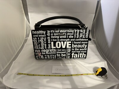 Miche Classic Shell Purse Cover Hope Black Pink Breast Cancer