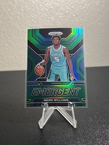 2022-23 Panini Prizm Green Emergent Mark Williams #24 Charlotte Hornets-NM/M