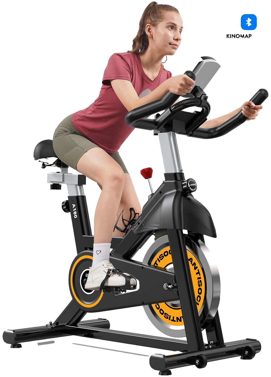 Hydraulic Exercise Bikes with LCD-Display