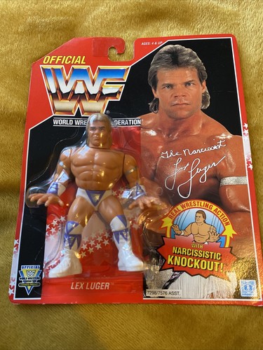 wwf hasbro lex luger moc series 8...