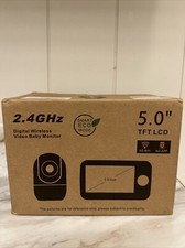 Baby Video Monitor with 5-inch 720p Screen Temperature Detection, Crying Al...