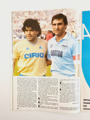 Maillot Blanc Lazio Castor N 9 Bruno Giordano 1984/85