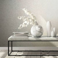 Vliestapete Putz Struktur Beton Optik Einfarbig Grau Weiß 34519 (4,45€/1Qm)