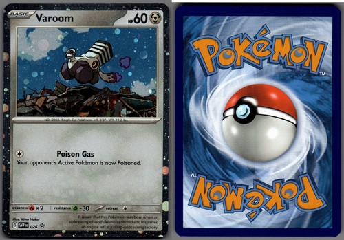 2023 Pokemon, Scarlet & Violet Promos, #SVP 026 Varoom, Holo Black Star Promo