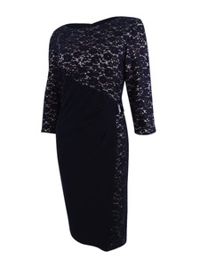 petite lace sheath dress