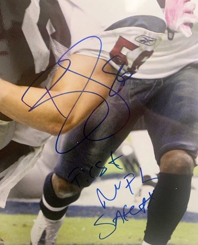Brain Cushing Signed Autographed 16x20 Photo First NFL Safety Texans Tristar - Picture 2 of 4