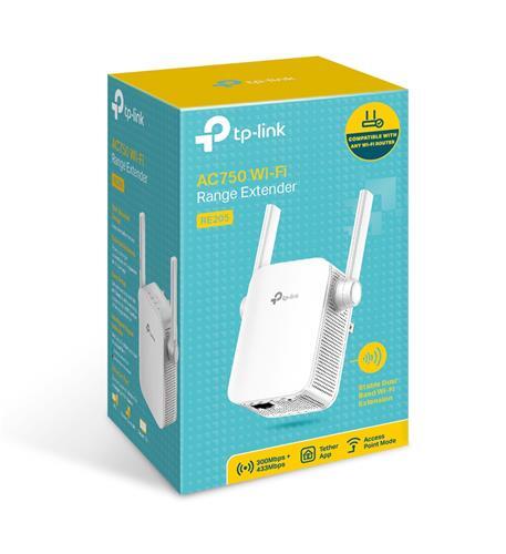 Tp link RE205 Ac750 Wi-fi Extender With Two Antenna - Afbeelding 3 van 3